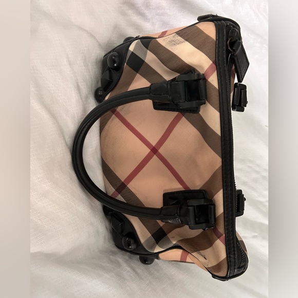 Burberry Nova check Studded Bowling Bag - Picture 12 of 16